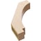 Ekena Millwork 3-inch W x 12-inch D x 16-inch H Imperial Rough Cedar Woodgrain TimberThane Knee Brace, Primed BRCUR03X12X16IMPRCPR - alternate 2